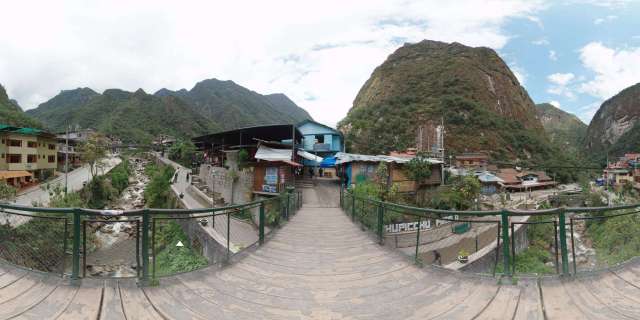 A bridge of Machupicchu Pueblo