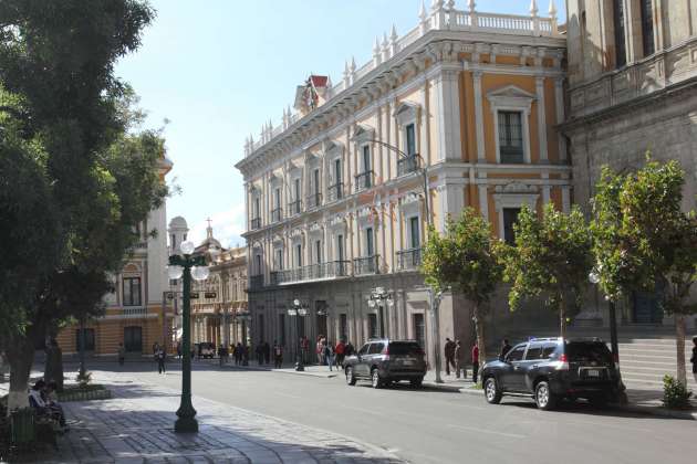 Centro de la ciudad de La Paz