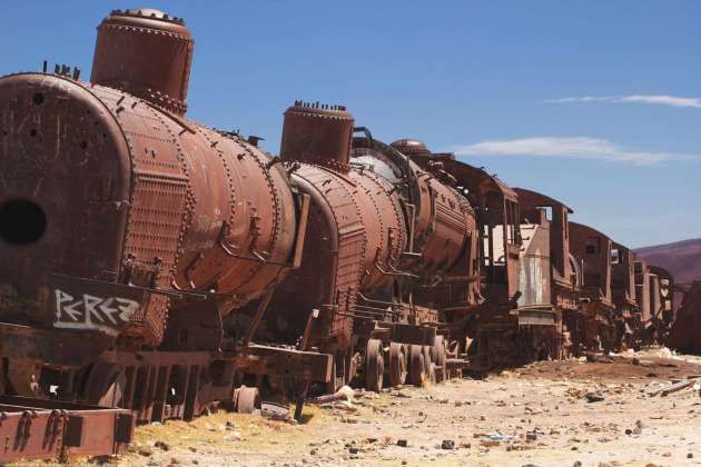 Cementerio de trenes de Uyuni