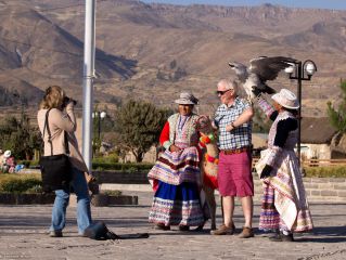 Salida para el cañón del Colca