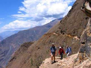 Inicio de la caminata a Choquequirao