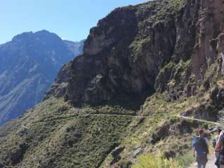 Día de inicio de la caminada al Colca