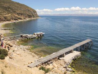 El Lago Titicaca y la salida hacia La Paz