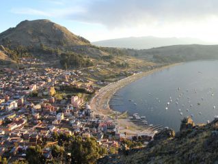 El Lago Titicaca y la salida hacia La Paz