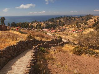 Lago Titicaca . Islas de Taquile