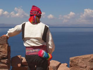 Lago Titicaca . Islas de Taquile