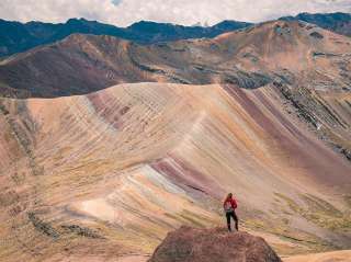 The rainbow mountain of Palccoyo