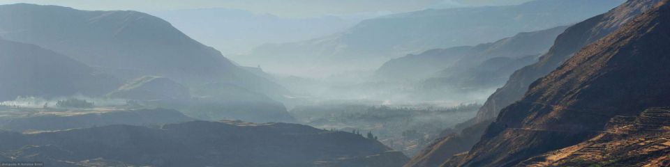 La caminata en el Cañón del Colca.